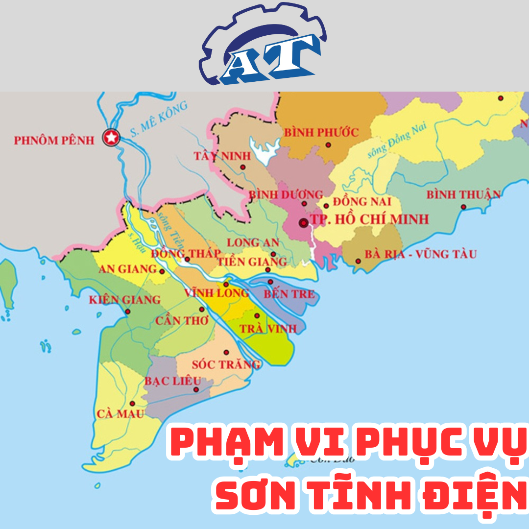 Phạm vi phục vụ sơn tĩnh điện Phạm vi phục vụ sơn tĩnh điện