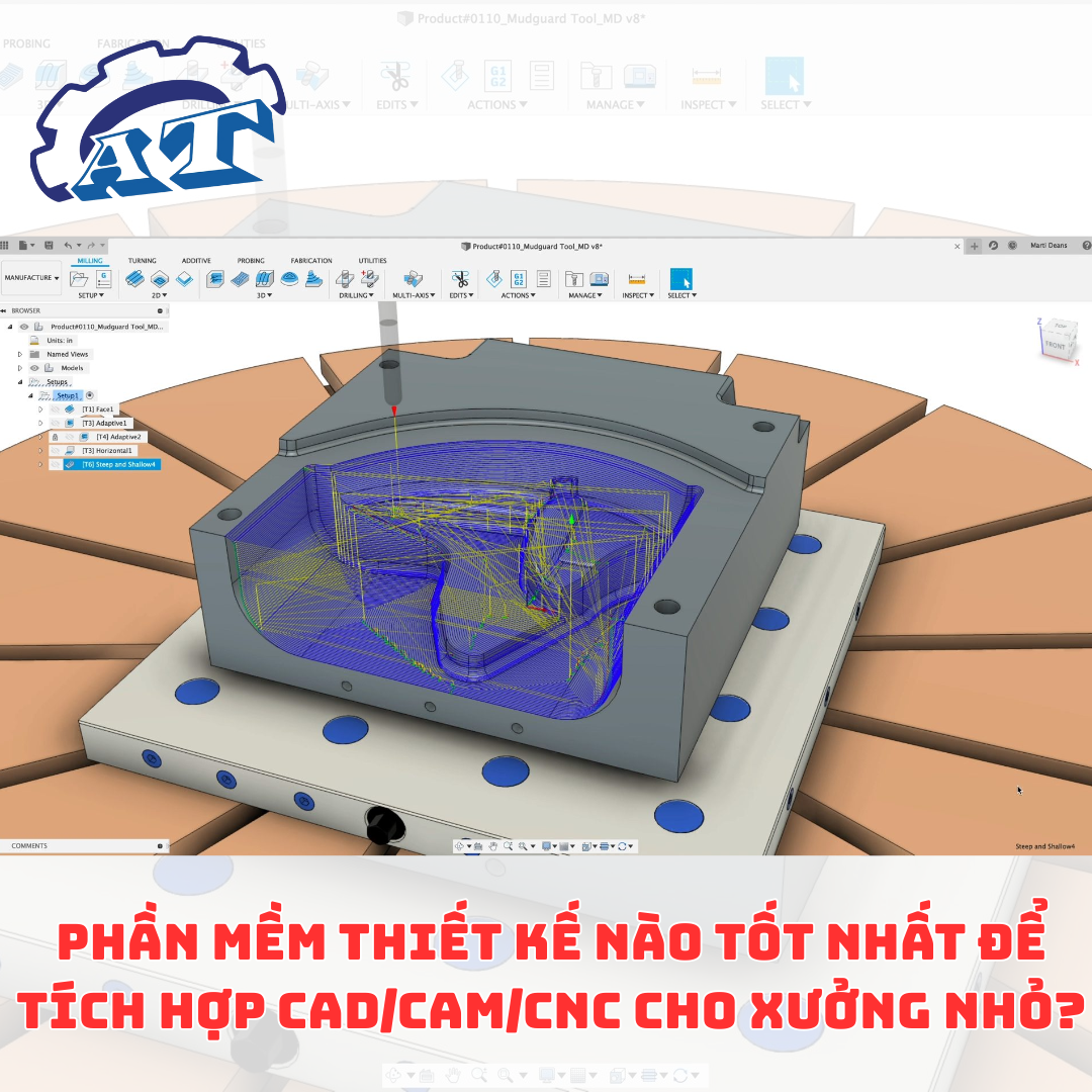 Phần Mềm Thiết Kế Nào Tốt Nhất Để Tích Hợp CAD/CAM/CNC Cho Xưởng Nhỏ? Phần Mềm Thiết Kế Nào Tốt Nhất Để Tích Hợp CAD/CAM/CNC Cho Xưởng Nhỏ?