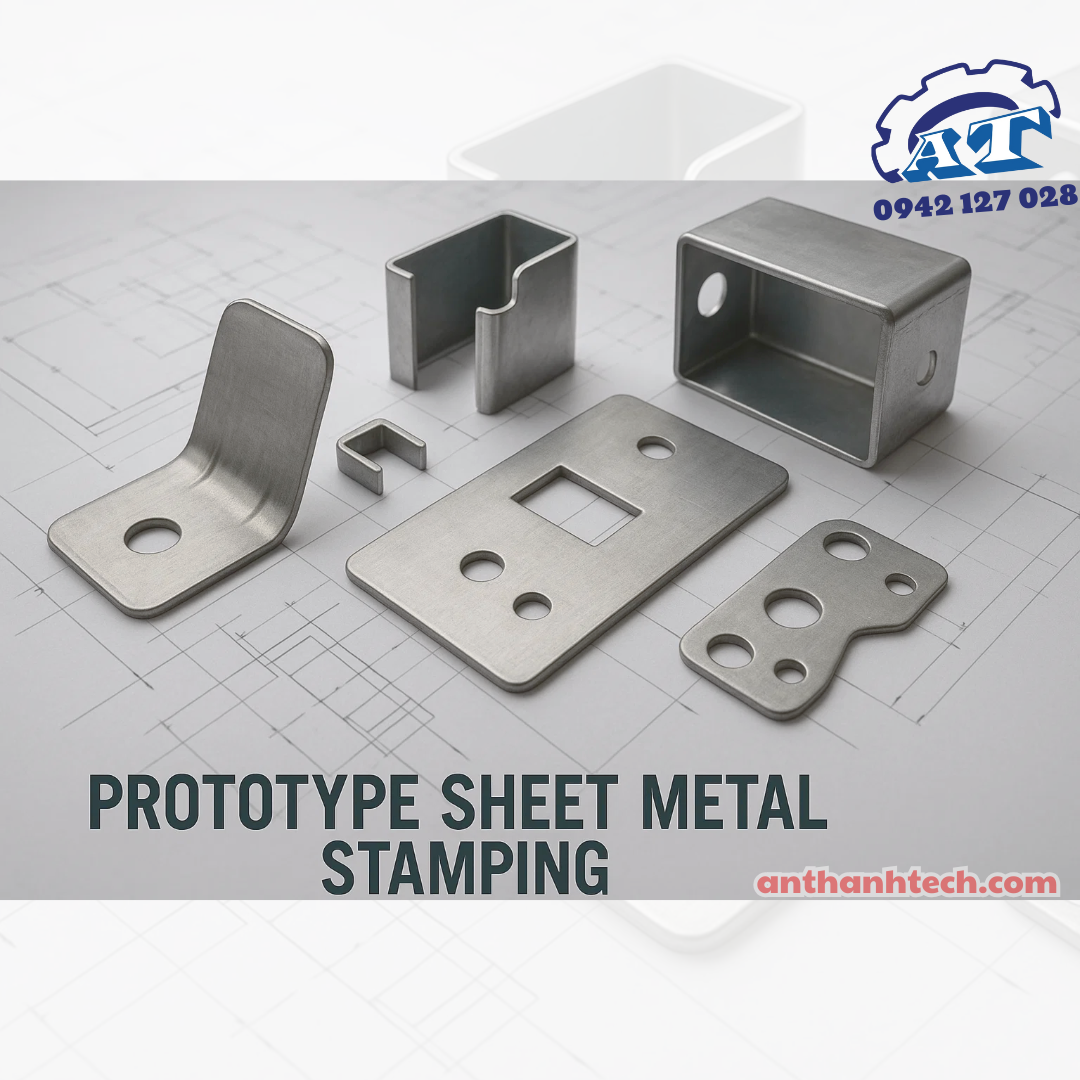 Prototype Sheet Metal Stamping – Precision from AnThanh Tech. Prototype Sheet Metal Stamping – Precision from AnThanh Tech.