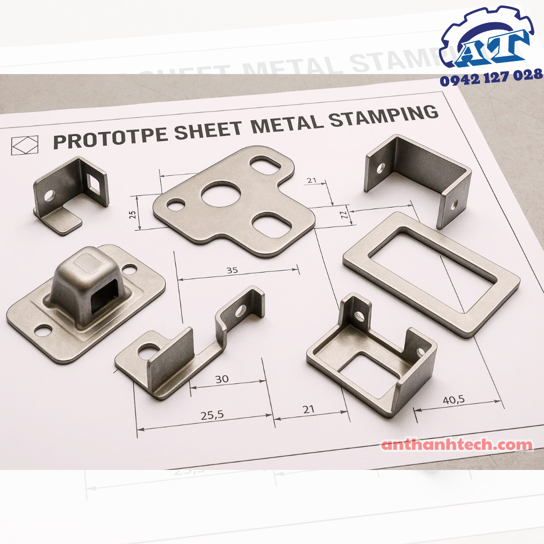 Prototype Sheet Metal Stamping – Quality assurance from AnThanh Tech. Prototype Sheet Metal Stamping – Quality assurance from AnThanh Tech.
