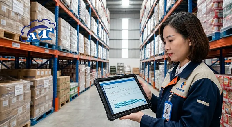 Biến động giá nguyên vật liệu" và "Tồn kho"