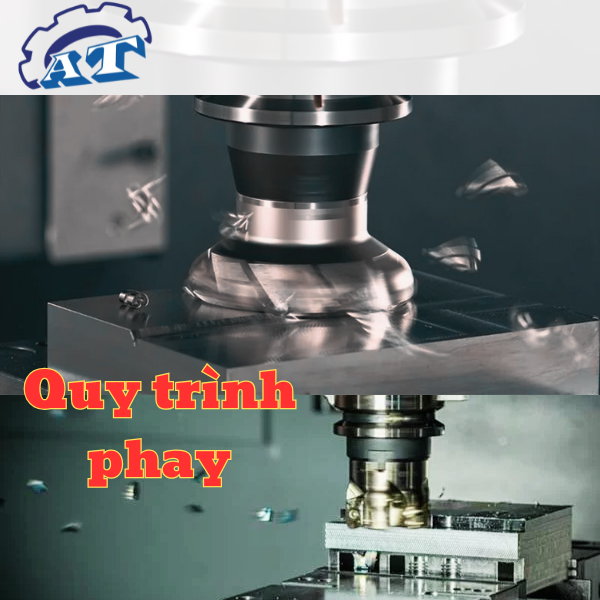 Quy trình phay sử dụng dao phay quay để tạo hình chi tiết phức tạp. Quy trình phay sử dụng dao phay quay để tạo hình chi tiết phức tạp.
