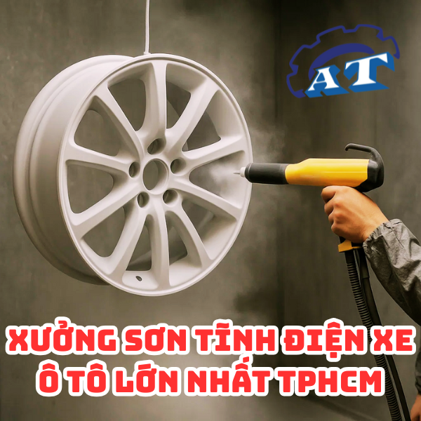 Quy trình sơn tĩnh điện mâm xe ô tô tại xưởng An Thành. Quy trình sơn tĩnh điện mâm xe ô tô tại xưởng An Thành.