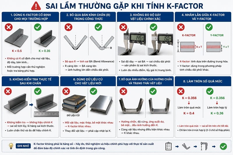 sai lầm khi tính K-factor phần mềm CAD