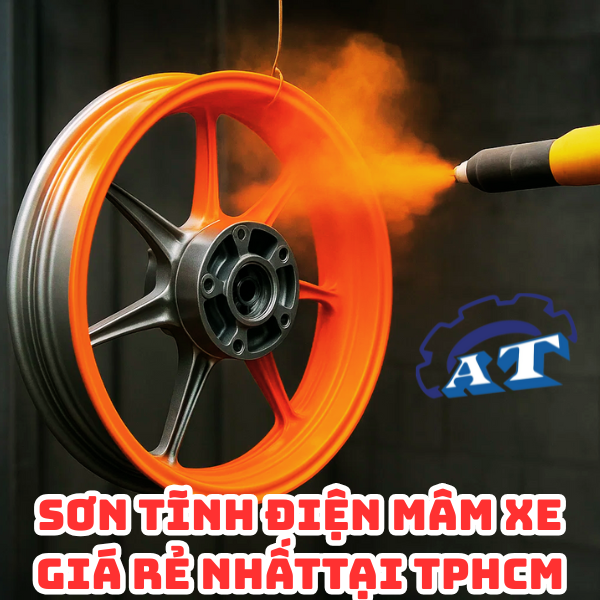 Sơn tĩnh điện mâm xe hơi tại TPHCM. Sơn tĩnh điện mâm xe hơi tại TPHCM.
