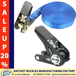 1 Inch Black Metal Ratchet Buckle | An Thanh