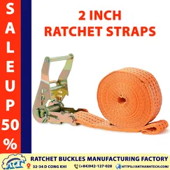 2 Inch Ratchet Tie Down Straps - 2 Ton Capacity | An Thanh