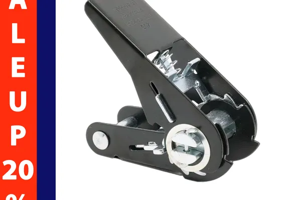 1 Inch Black Metal Ratchet Buckle | An Thanh