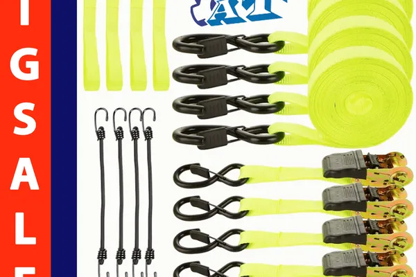 Ratchet Tie Down Straps 1 Inch with Plastic Handle | An Thanh