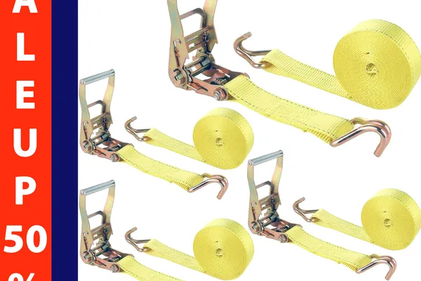 2 Inch Ratchet Tie Down Straps - 5 Ton Capacity | An Thanh