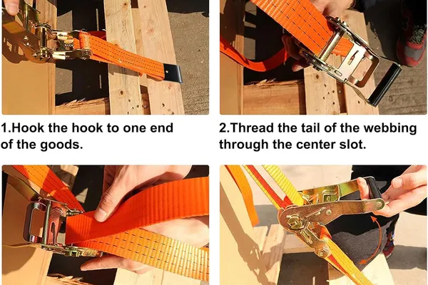 Dây Chằng Hàng Tăng Đơ 50mm 3 Tấn.