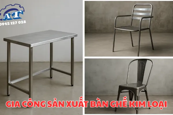 Xưởng Gia Công Sản Xuất Bàn Ghế Inox Theo Yêu Cầu Tại TPHCM.