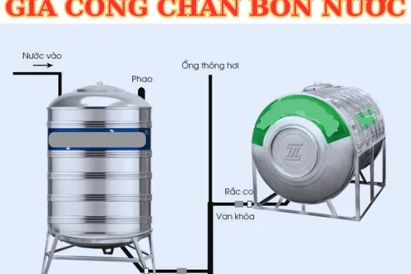 Chân Bồn Nước | Gia Công Sản Xuất Chân Bồn Nước Theo Yêu Cầu