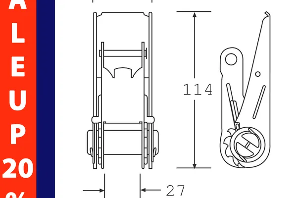 1 Inch Ratchet Buckle | An Thanh