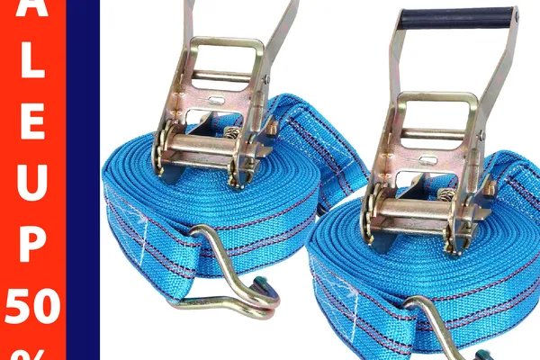 2 Inch Ratchet Tie Down Straps - 3 Ton Capacity | An Thanh