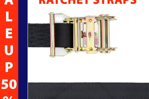 2 Inch Ratchet Tie Down Straps - 2 Ton Capacity | An Thanh