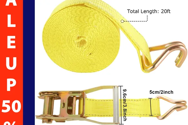 2 Inch Ratchet Tie Down Straps - 5 Ton Capacity | An Thanh