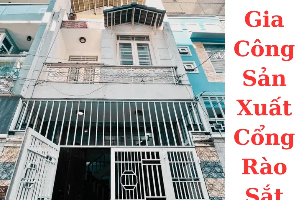 Cổng Rào Sắt Hộp Đẹp | Gia Công Sản Xuất Hàng Rào Theo Yêu Cầu