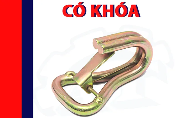 Móc J 38mm Có Chốt Khóa