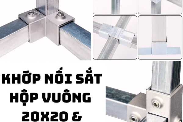 Khớp Nối Sắt Hộp Vuông 