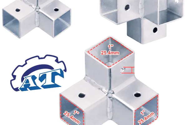 Khớp Nối Sắt Hộp Vuông 