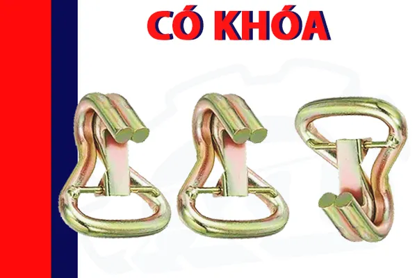 Móc J 38mm Có Chốt Khóa