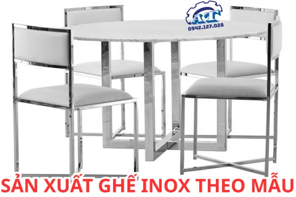 Xưởng Gia Công Sản Xuất Bàn Ghế Inox Theo Yêu Cầu Tại TPHCM.