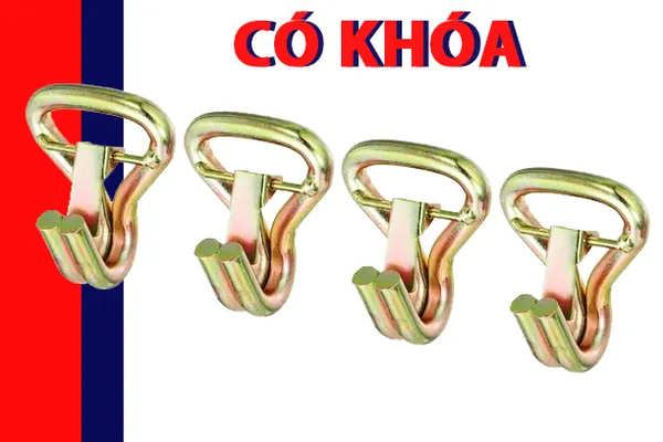 Móc J 25mm Có Chốt Khóa