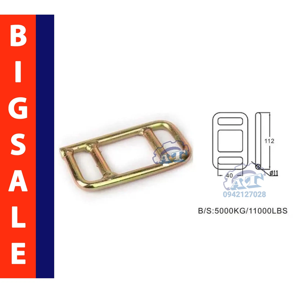 Bọ khóa đai 38mm | 1.5 Inch Lashing Buckle 