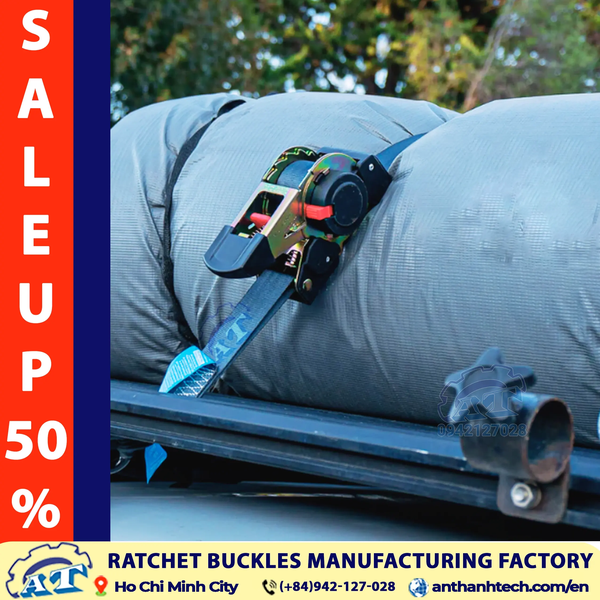 Durable 1 Inch Ratchet Tie Down Straps for Versatile Cargo Control