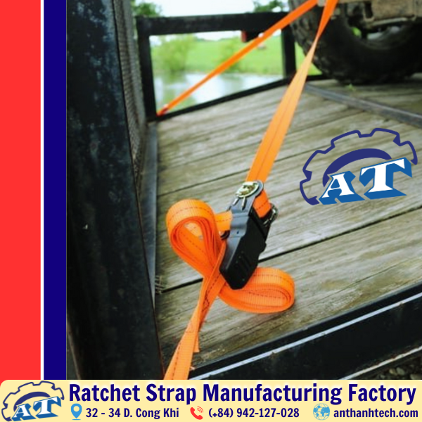 Ratchet Tie Down Straps 1 Inch with Plastic Handle | An Thanh