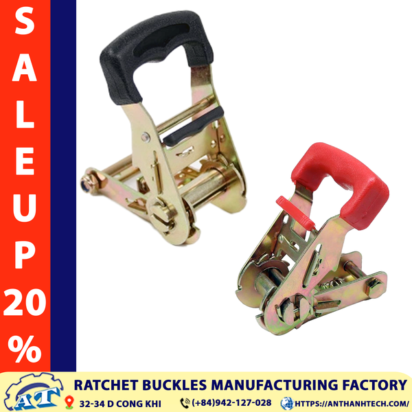 1.5 Inch Rubber Handle Ratchet Buckle | An Thanh