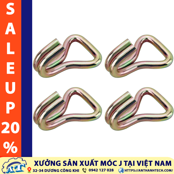 Móc J 50mm Tải Trọng 3 Tấn