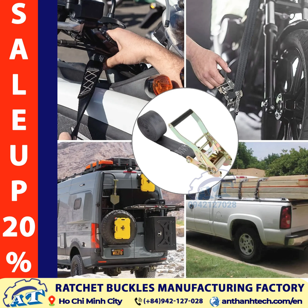 Heavy-Duty 2-Inch Ratchet Buckle (6,613 lbs): Premium Cargo Security by An Thanh