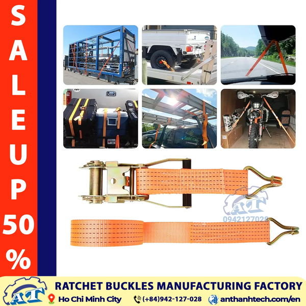 2 Inch Ratchet Tie Down Straps | An Thanh