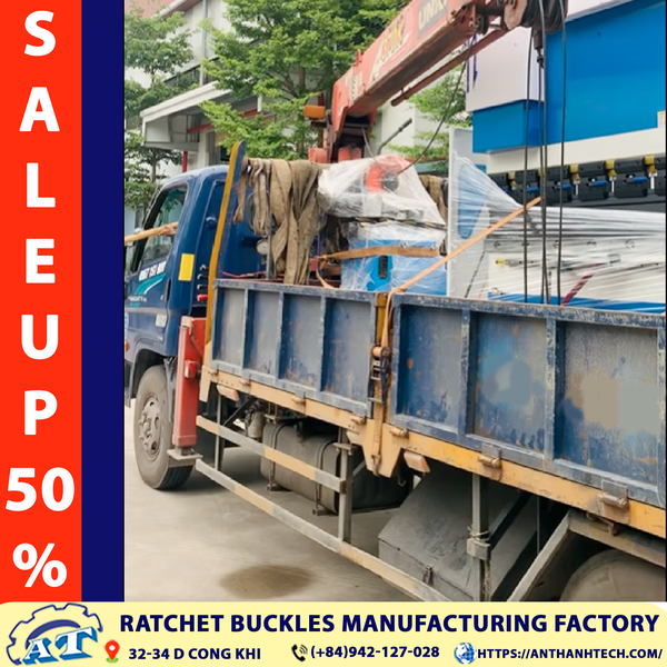 2 Inch Ratchet Tie Down Straps - 5 Ton Capacity | An Thanh