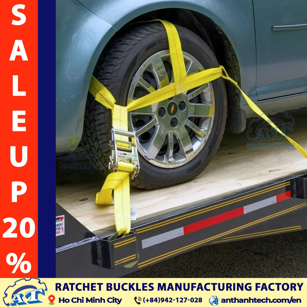 Extreme Heavy Duty 3 Inch Ratchet Buckle (22,046 lbs Capacity) | An Thanh