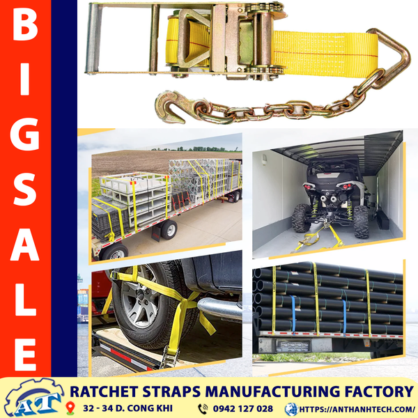 3 Inch Ratchet Tie Down Strap | An Thanh