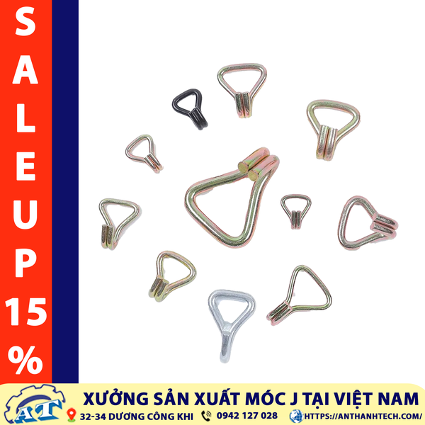 Móc J 38mm Tải Trọng 2 Tấn