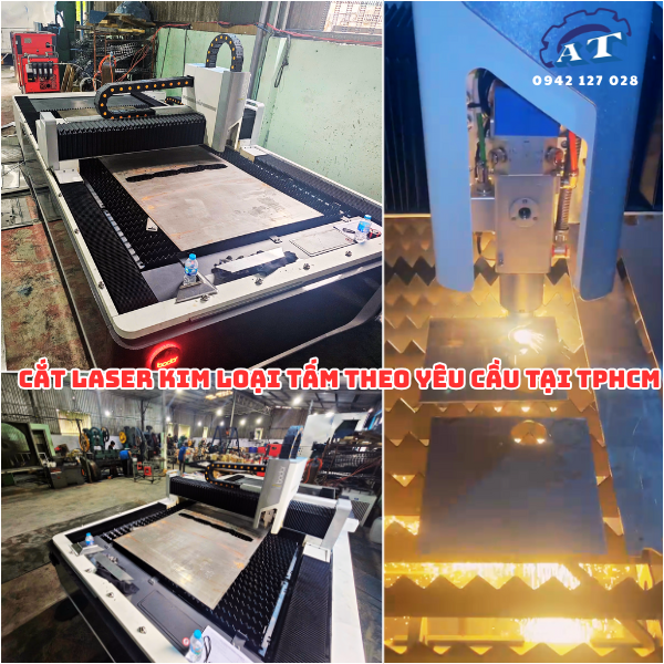 Cắt Laser Thép Tấm Theo Yêu Cầu HCM: Giải Pháp Gia Công Cơ Khí Tối Ưu