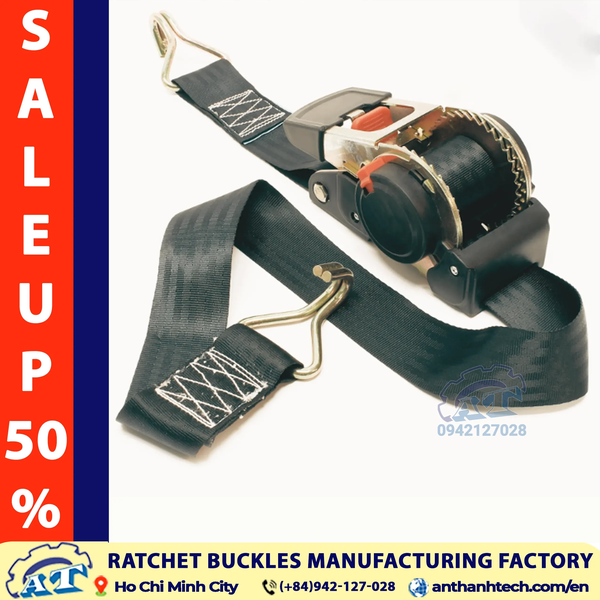 Durable 1 Inch Ratchet Tie Down Straps for Versatile Cargo Control