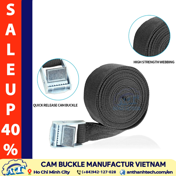 1.5 Inch Heavy-Duty Cam Buckles Factory-Direct Cargo Hardware
