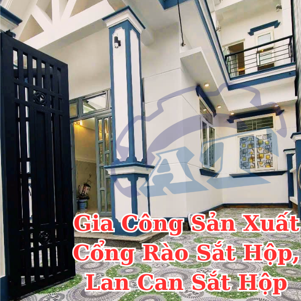Cổng Rào Sắt Hộp Đẹp | Gia Công Sản Xuất Hàng Rào Theo Yêu Cầu