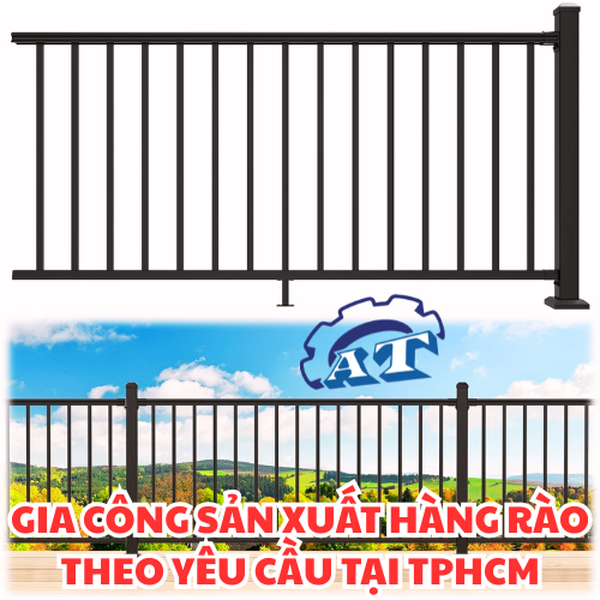 Gia Công Sản Xuất Hàng Rào Theo Yêu Cầu Tại TPHCM 