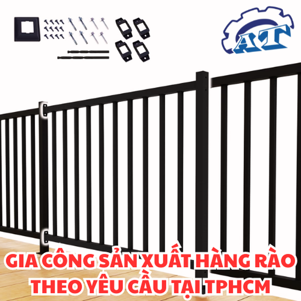 Gia Công Sản Xuất Hàng Rào Theo Yêu Cầu Tại TPHCM 