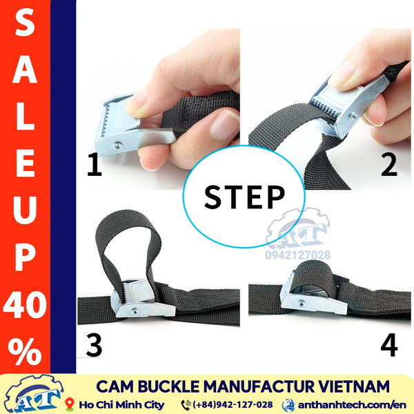 1.5 Inch Heavy-Duty Cam Buckles Factory-Direct Cargo Hardware