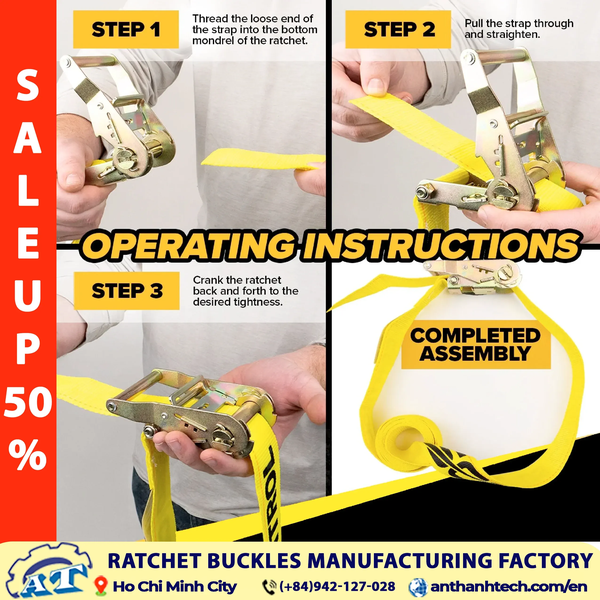 2 Inch Ratchet Buckle 4409 lbs | An Thanh