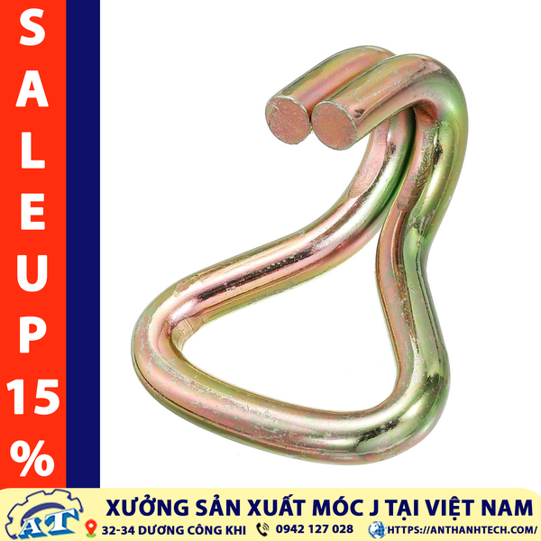 Móc J 38mm Tải Trọng 2 Tấn