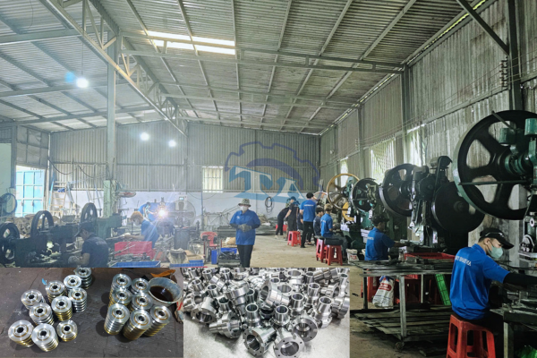 Xưởng gia công cơ khí HCM hiện đại tại An Thanh Tech Xưởng gia công cơ khí HCM hiện đại tại An Thanh Tech
