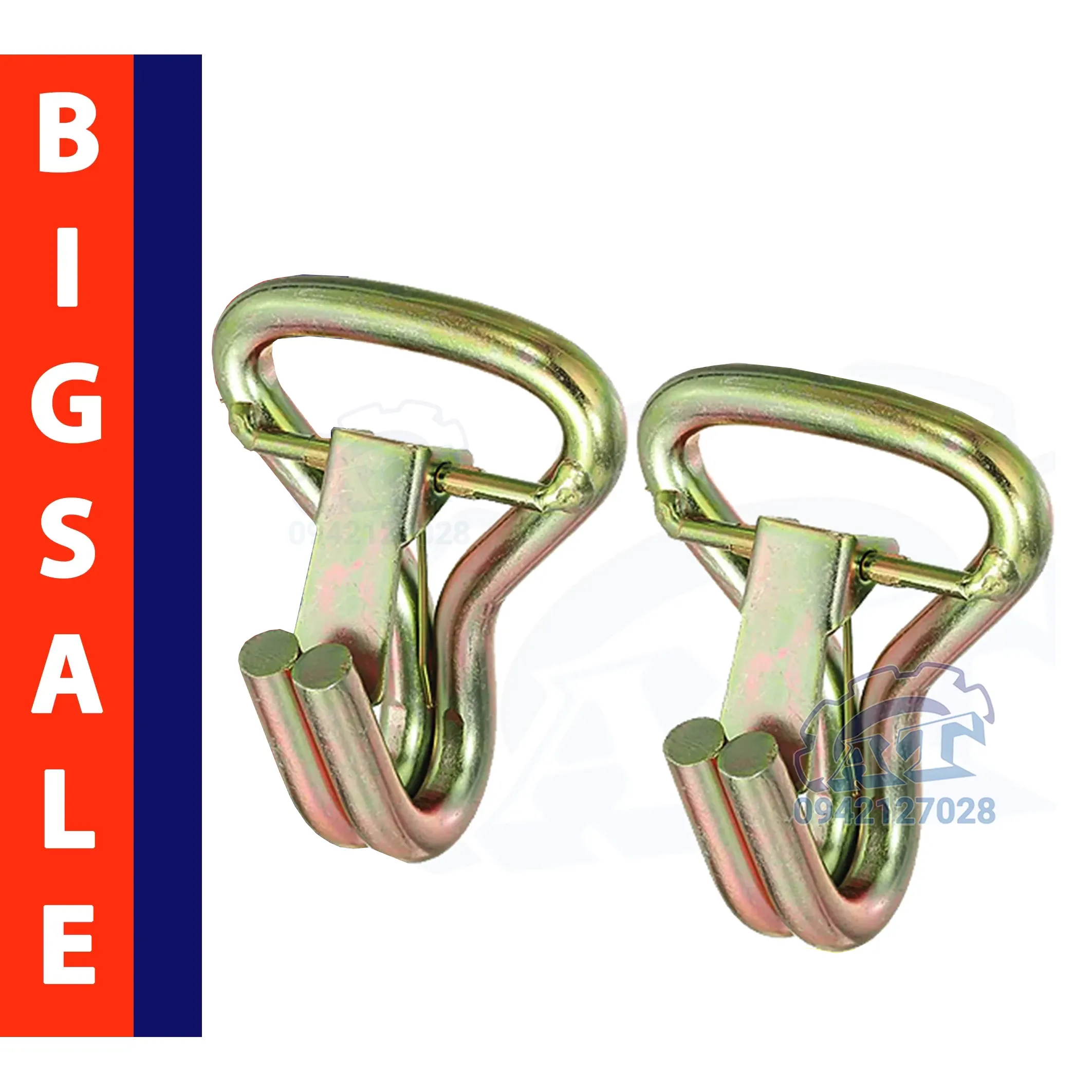 Móc J 50mm có chốt khóa tải trọng 5 tấn